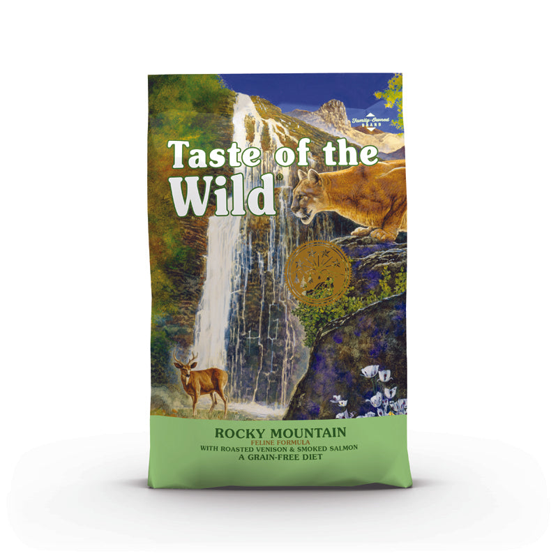 Taste of the Wild dry cat food grain-free roasted venison + smoked salmon formula (whole cat food)