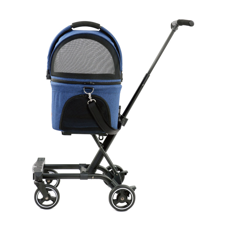 二合一可拆式車籃寵物輕便可摺手推車