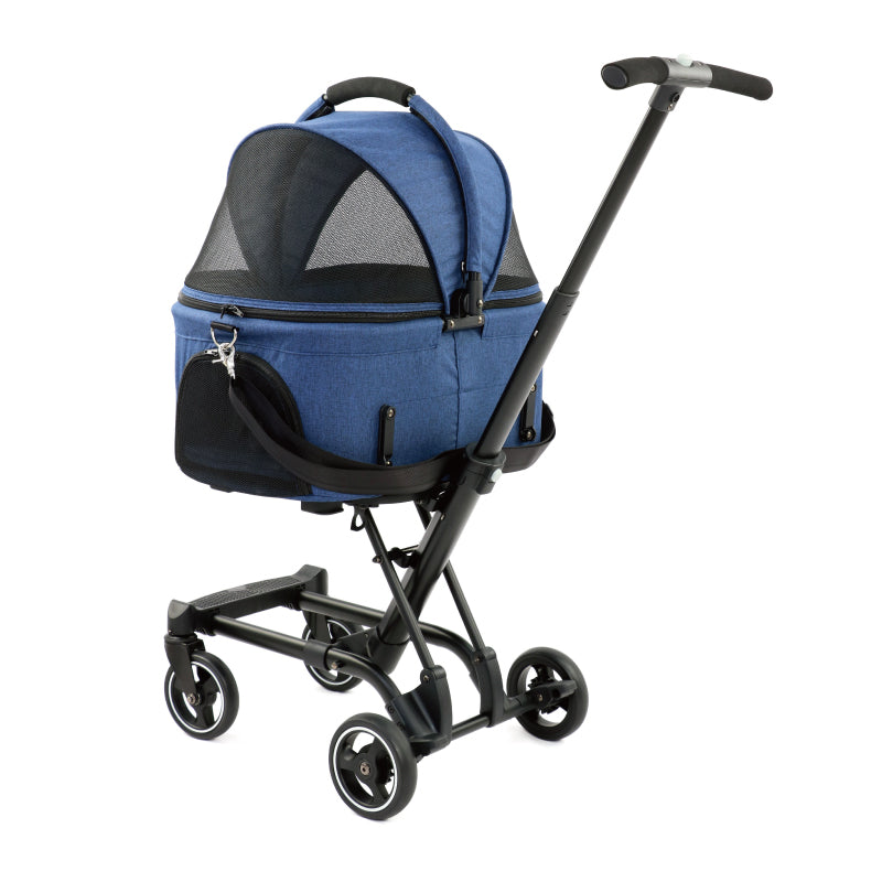 二合一可拆式車籃寵物輕便可摺手推車