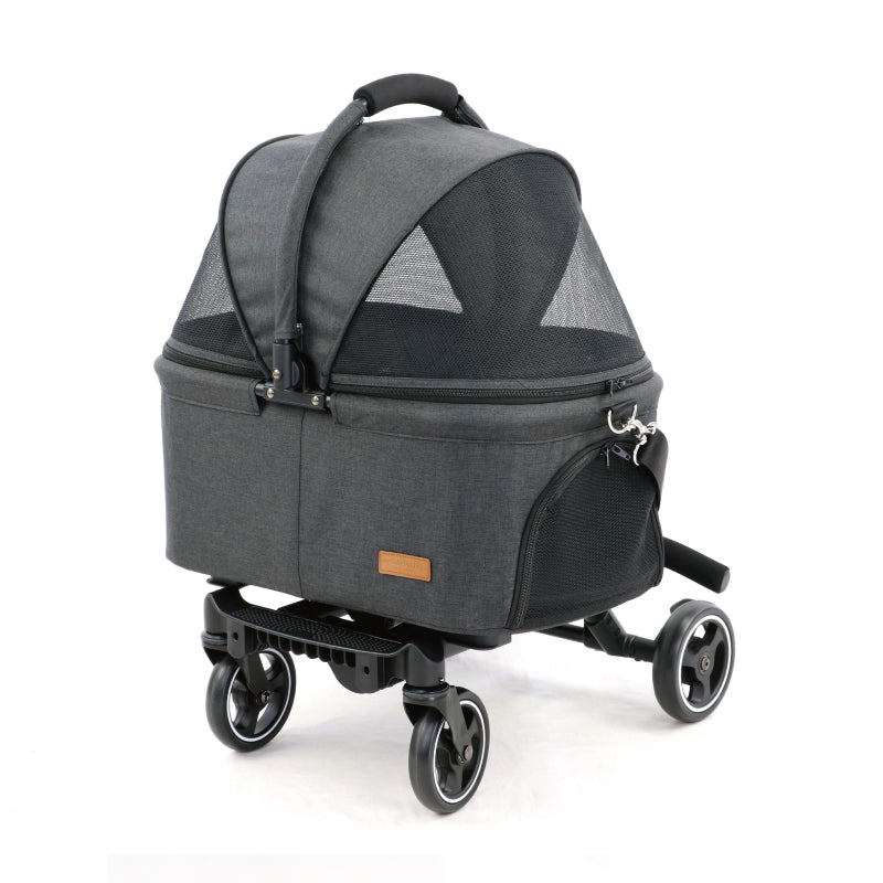 二合一可拆式車籃寵物輕便可摺手推車