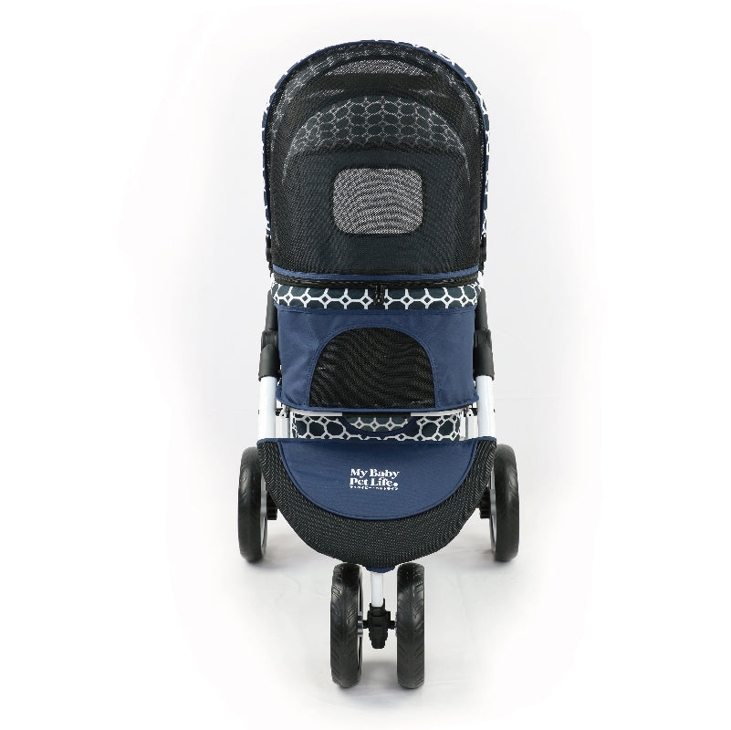 EASOGO！單手折疊鋁合金寵物手推車