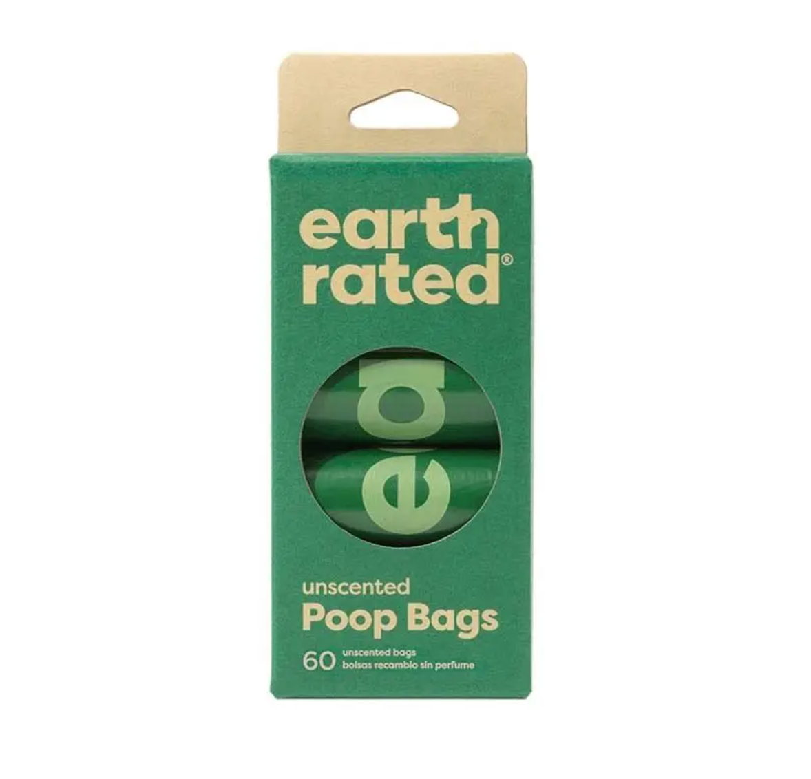 earth rated 60/120個補充裝環保撿便袋(15個X4卷-薰衣草香味/無香味)