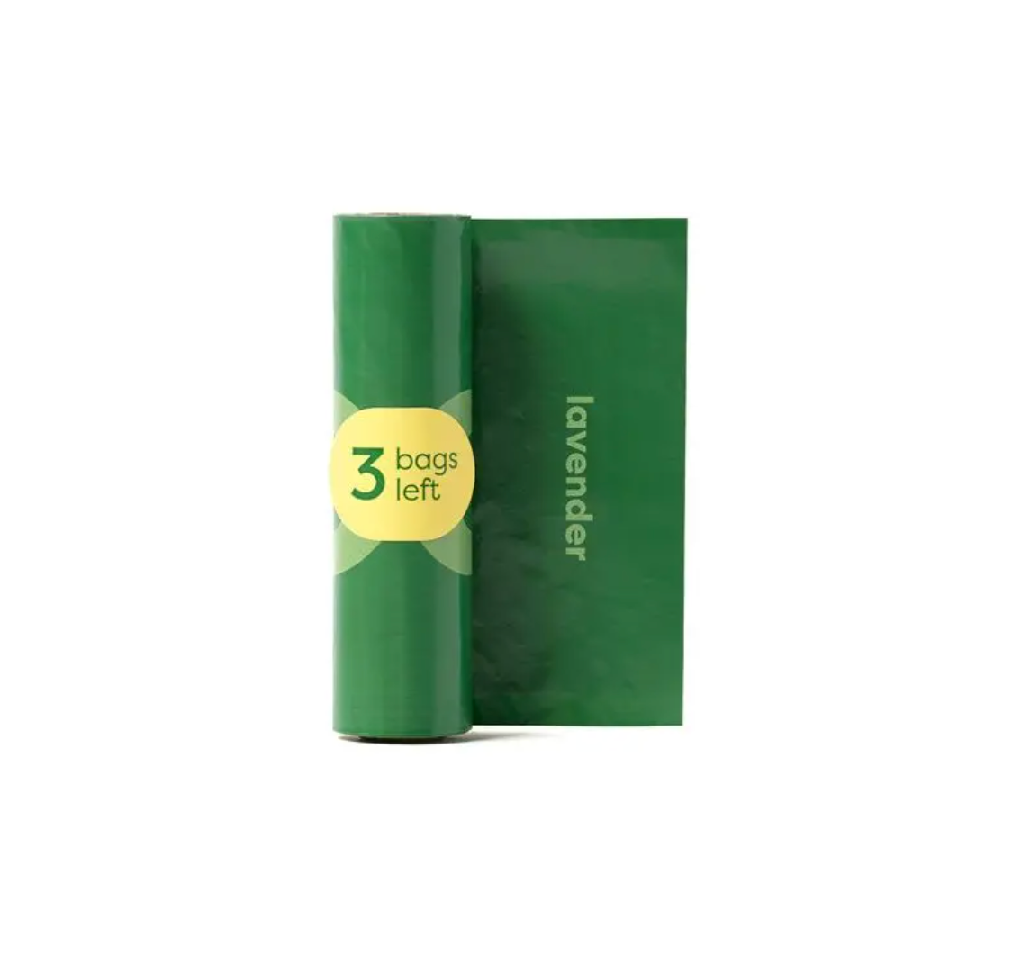 earth rated 60/120個補充裝環保撿便袋(15個X4卷-薰衣草香味/無香味)