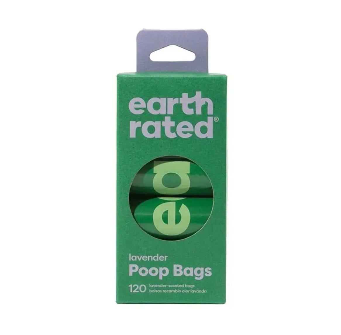 earth rated 60/120個補充裝環保撿便袋(15個X4卷-薰衣草香味/無香味)