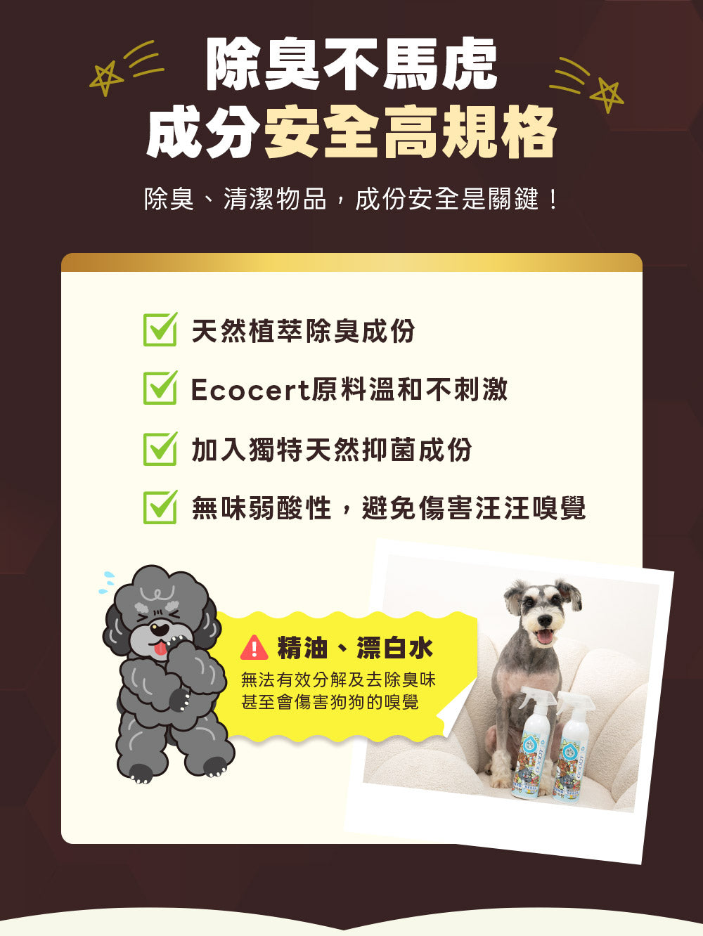 臭味滾（狗用）除臭/抑菌噴霧瓶 & 補充裝