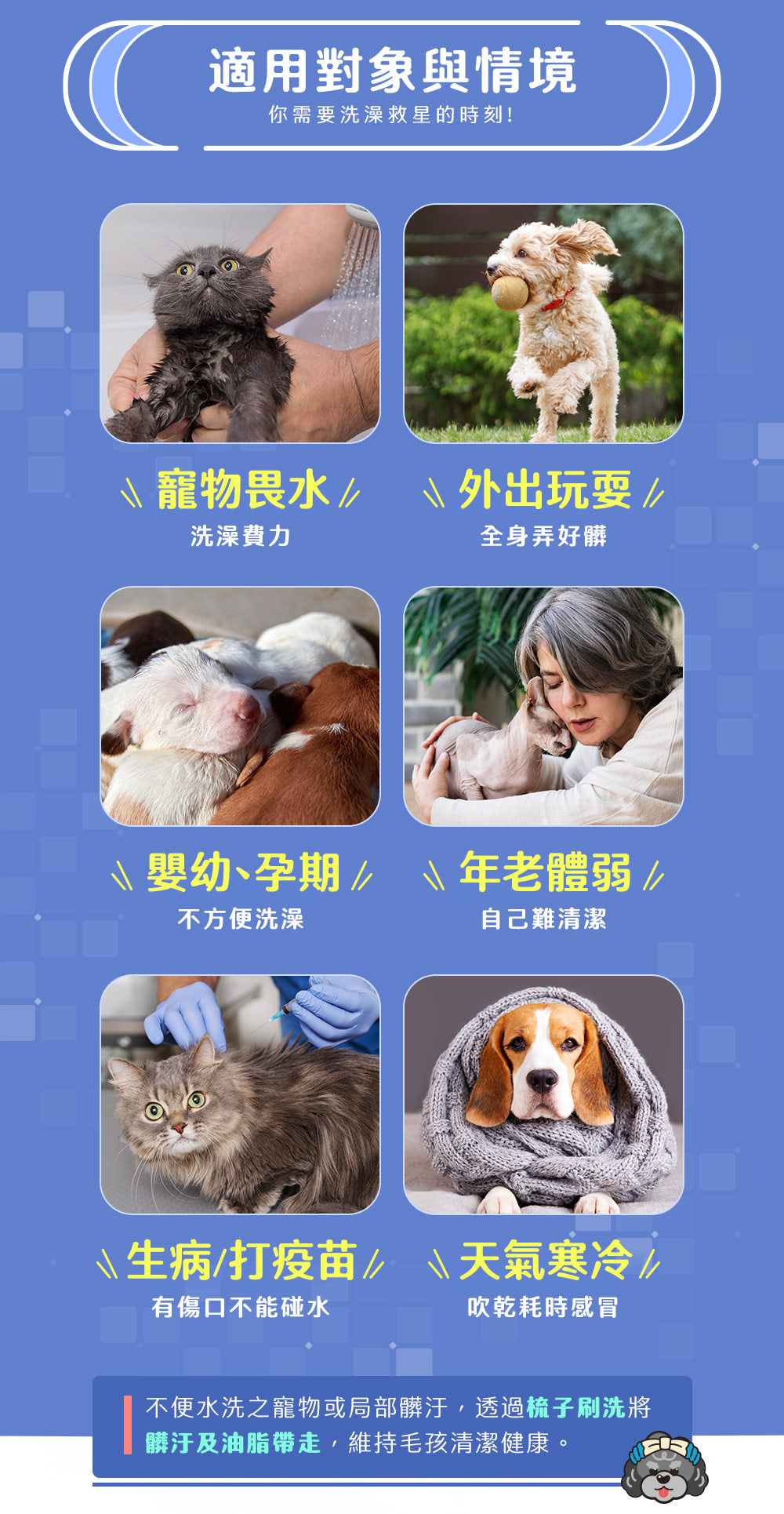 臭味滾 寵物天然除臭清潔乾洗粉 100g