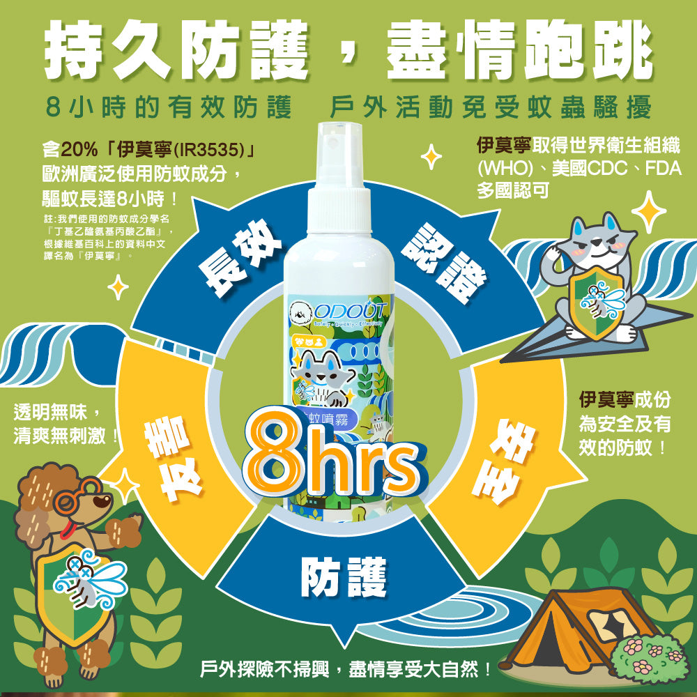 臭味滾 寵物專用 防蚊噴霧 200ML