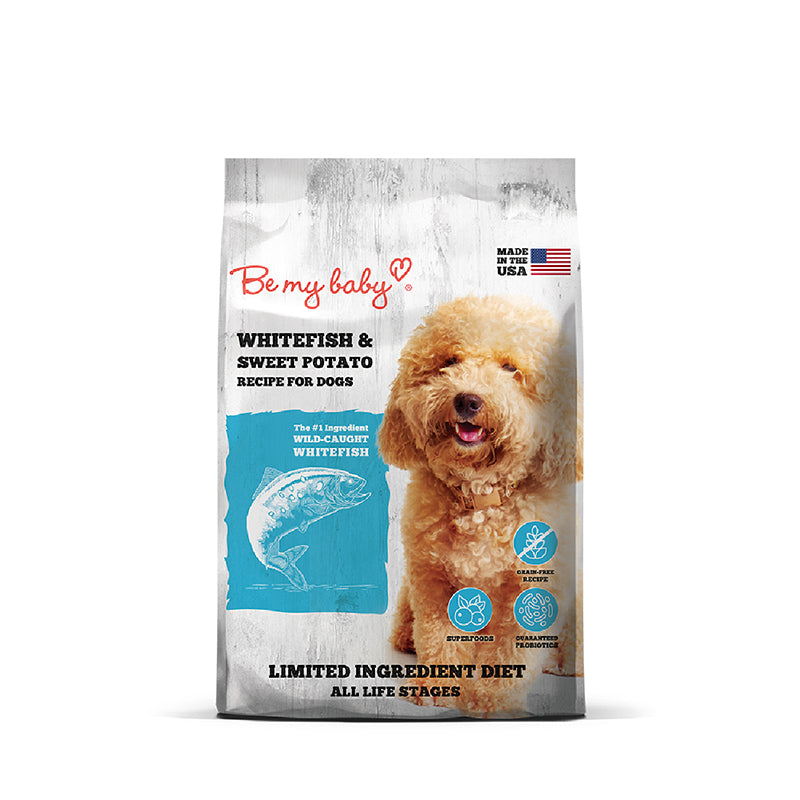 American white fish + sweet potato grain-free formula (whole dog food)